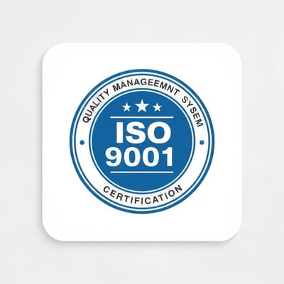 Selo de certificação ISO 9001